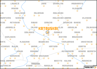 map of Katauskai