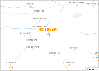 map of Katayeva