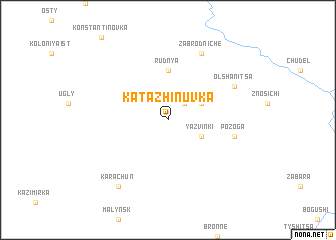 map of Katazhinuvka