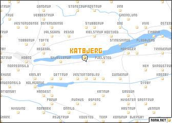 map of Katbjerg