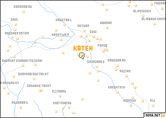 map of Kateh