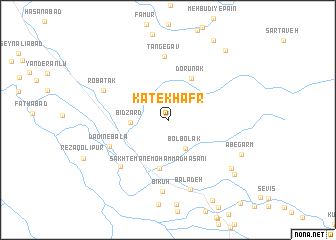 map of Kat-e Khafr