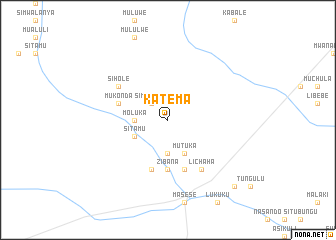 map of Katema