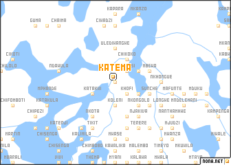 map of Katema