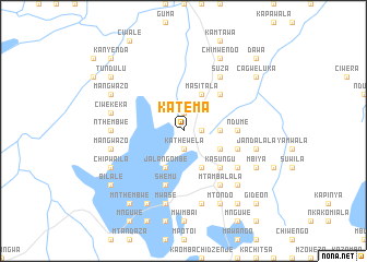 map of Katema