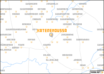 map of Katéré Moussa