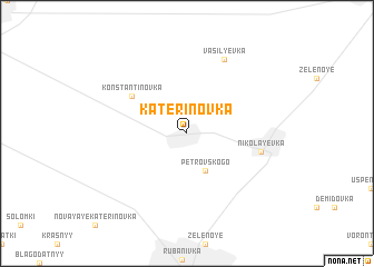 map of Katerinovka