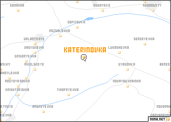 map of Katerinovka