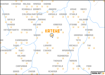 map of Katewe