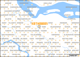 map of Kathābāri