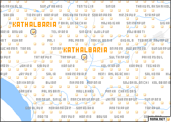 map of Kāthālbāria