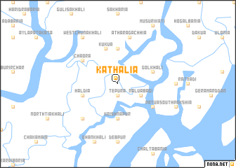 map of Kāthālia