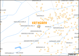 map of Kāthgarh