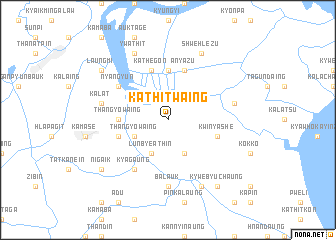 map of Kathitwaing