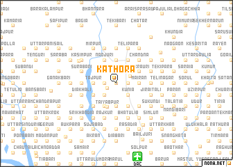 map of Kāthora