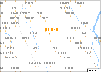 map of Katibaw