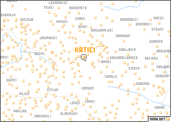 map of (( Katići ))