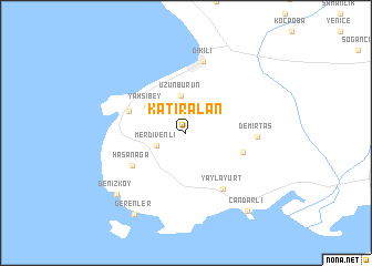 map of Katıralan