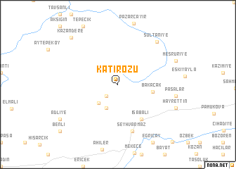 map of Katırözü
