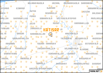 map of Katī Sar