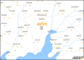 map of Katiti