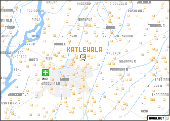 map of Katlewāla