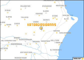 map of Káto Ágios Ioánnis
