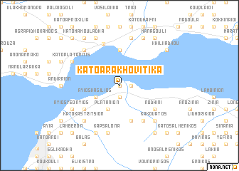 map of Káto Arakhovítika