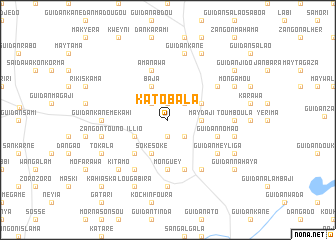 map of Kato Bala