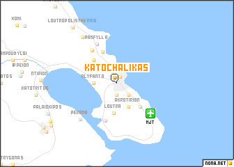 map of Káto Chálikas