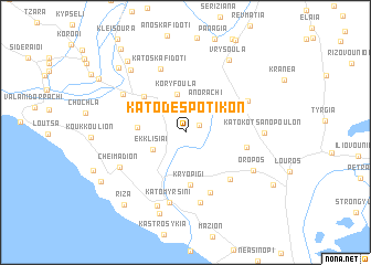 map of Káto Despotikón