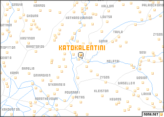 map of Káto Kalentíni
