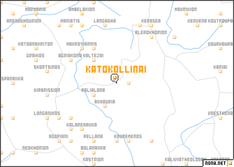 map of Káto Kollínai
