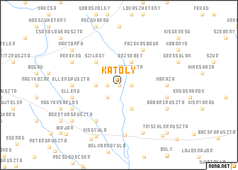 map of Kátoly