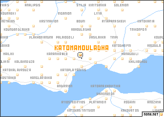 map of Káto Mamouládha