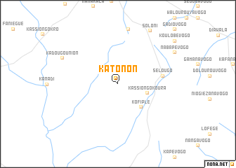 map of Katonon