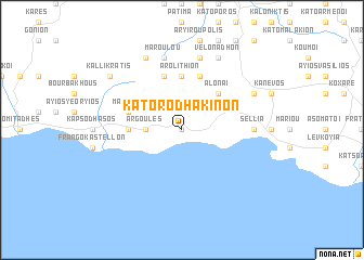 map of Káto Rodhákinon