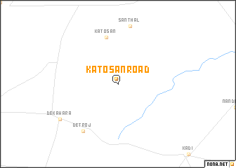 map of Katosan Road