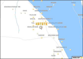 map of Katoté