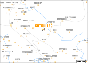 map of (( Káto Vítsa ))