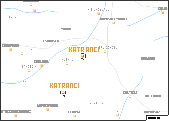 map of Katrancı