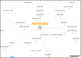 map of Katrichev