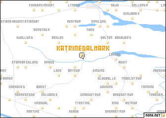 map of Katrinedal Mark