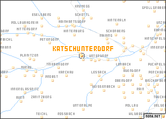 map of Katsch Unterdorf