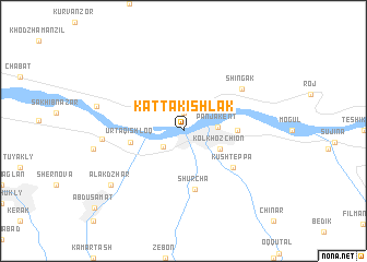 map of Katta-Kishlak