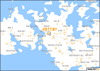 map of Kattby