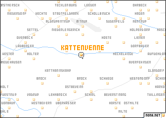 map of Kattenvenne