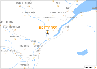 map of Kattfoss