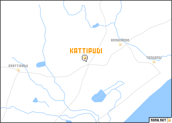 map of Kattipūdi