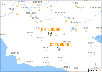 map of Katubuan